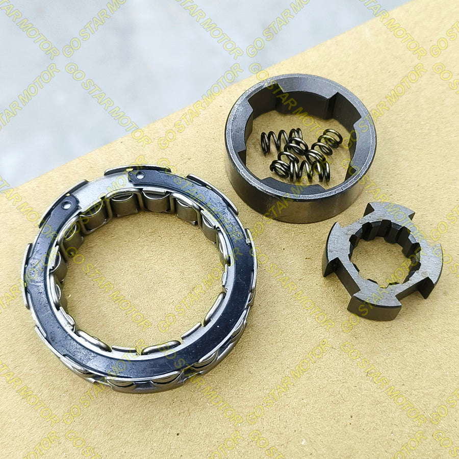 AUTO CLUTCH ONE WAY BEARING / COLLAR & RACE + SPRING = KRISS110 / KRISS1 / KRISS2 / CT110 / KRISTAR