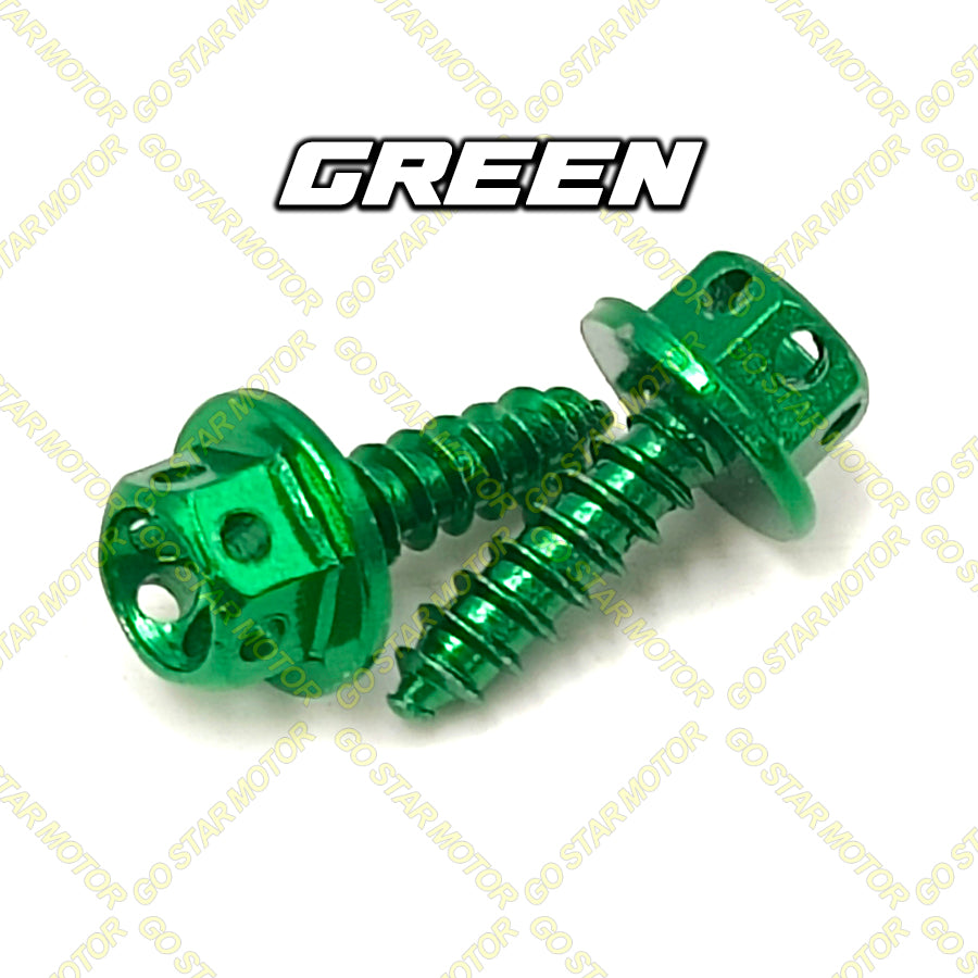 M5 Skru Set Penutup Badan Universal Titanium Emas Biru Perak 15MM