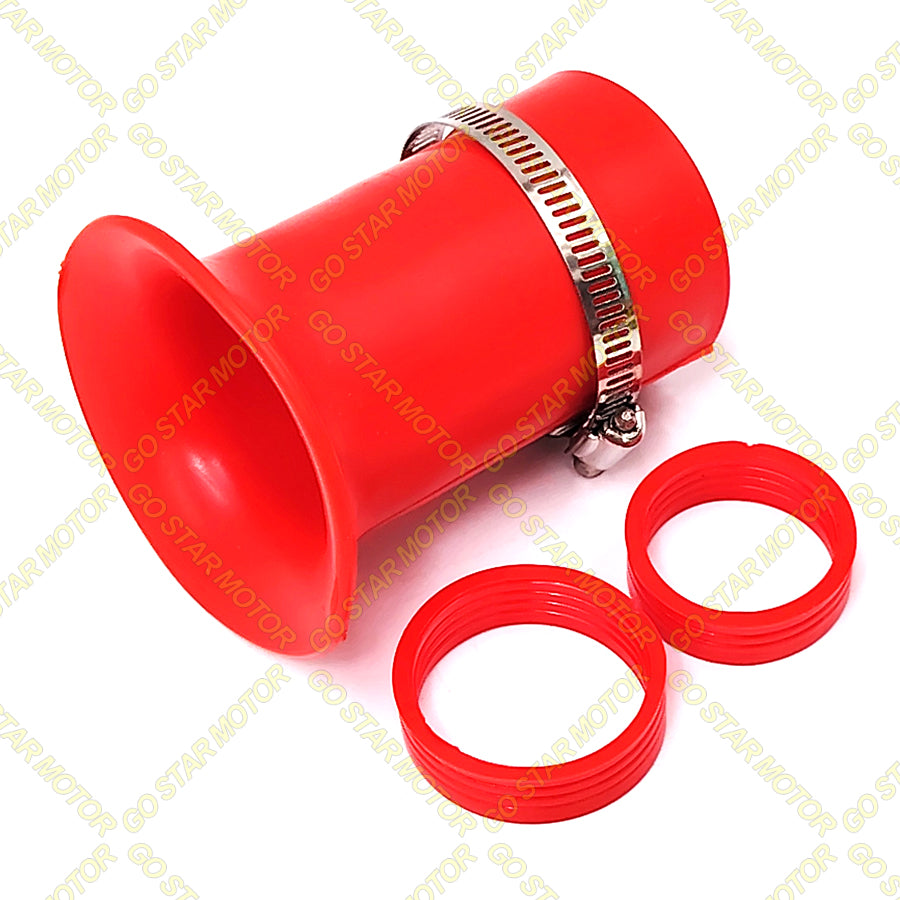 UNIVERSAL VELOCITY TRUMPET / THROTTLE BODY AIR HOSE 3IN1 (34MM & 42MM & 48MM)