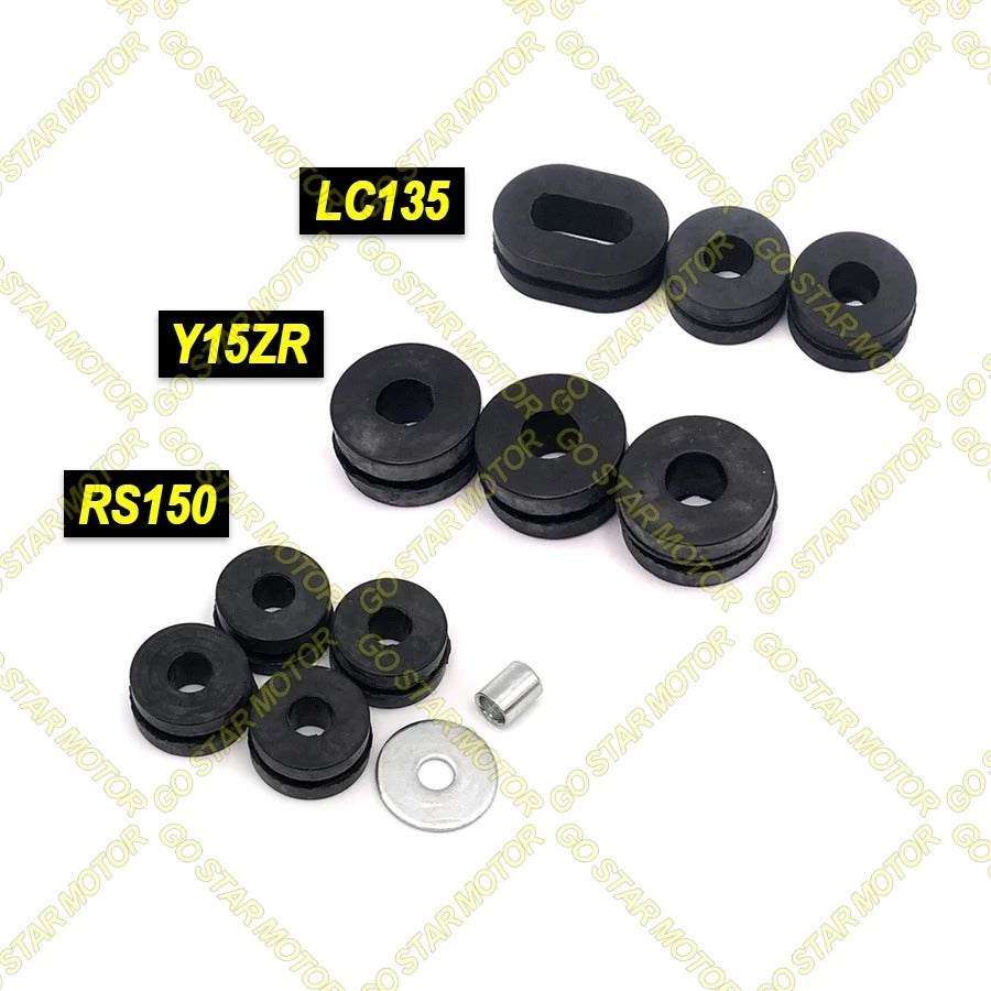 (3Pcs/Set) - Getah Tangki Air Radiator Atas Bawah Set