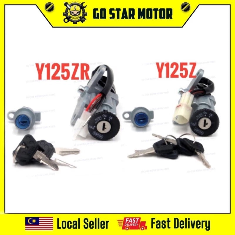 YAMAHA Y125 Y125Z Y125ZR 125Z 125ZR SET SUIS UTAMA KUNCI SUIS ON OFF