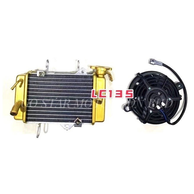 RADIATOR YSUKU RACING DENGAN TANGKI PENYEJUK KIPAS BLOWER BESAR