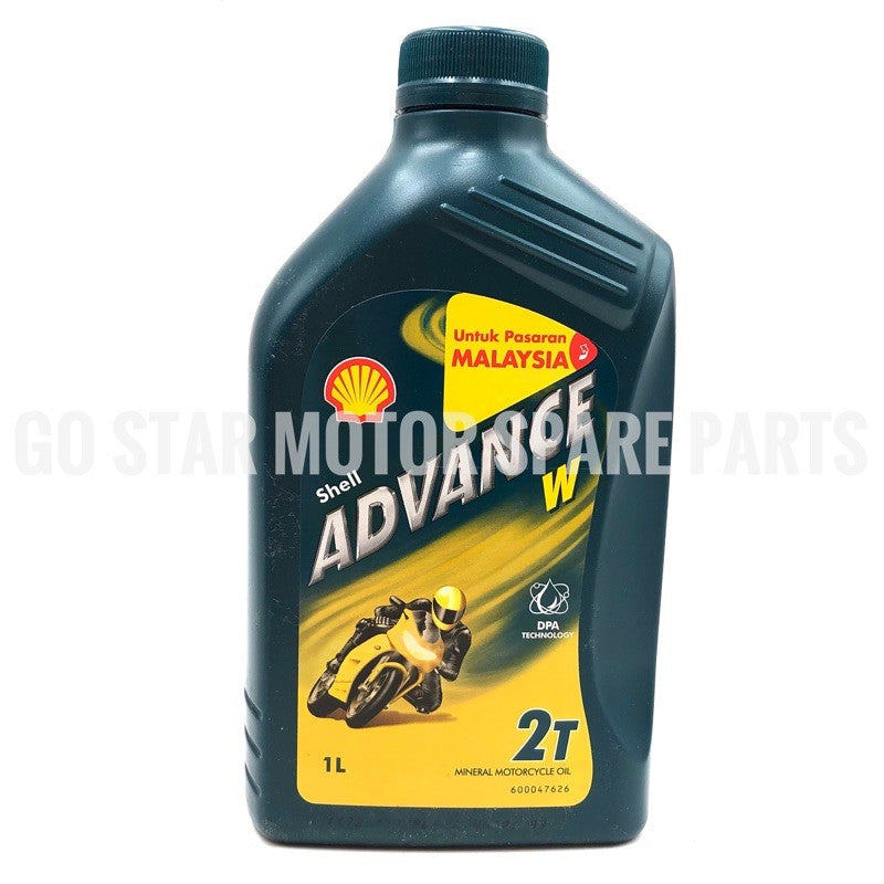 SHELL ADVANCE AX3 AX4 AX5 VSX W 2T 4T MINYAK ENJIN MOTOSIKAL MINERAL PREMIUM Semi / Sepenuhnya Sintetik