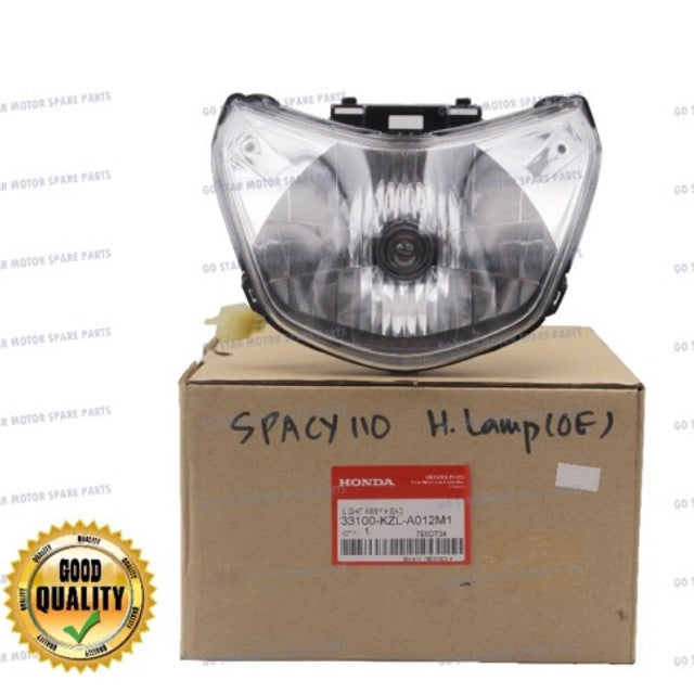SPACY SPACY110 SET LENGKAP LAMPU HADAPAN LAMPU DEPAN ASSY UNIT LAMPU HADAPAN DENGAN SET SOKET MENTOL 100% ORIGINAL BOON SIEW