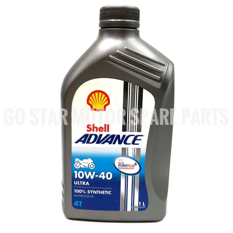 SHELL ADVANCE AX3 AX4 AX5 VSX W 2T 4T MINYAK ENJIN MOTOSIKAL MINERAL PREMIUM Semi / Sepenuhnya Sintetik