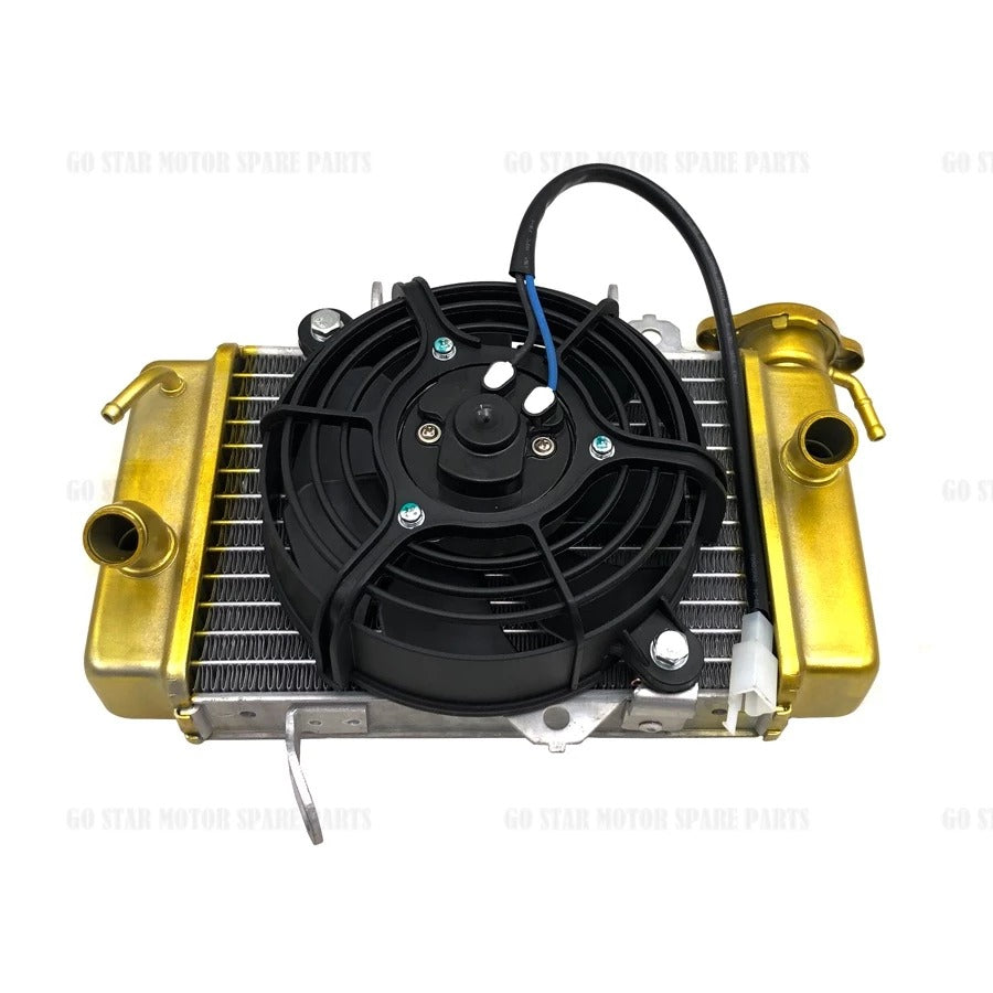 RADIATOR YSUKU RACING DENGAN TANGKI PENYEJUK KIPAS BLOWER BESAR