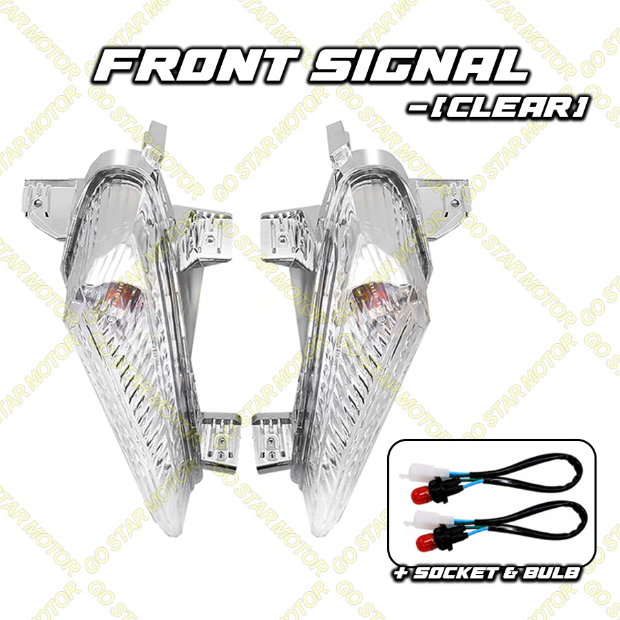 Y15ZR V1 V2 = FRONT & REAR SIGNAL SET (CLEAR / SMOKE)