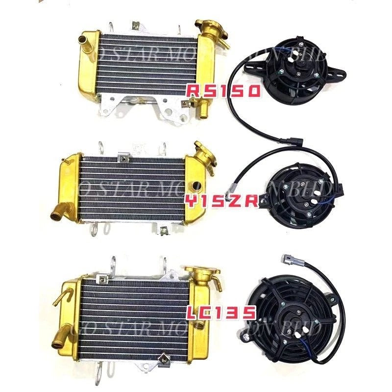 RADIATOR YSUKU RACING DENGAN TANGKI PENYEJUK KIPAS BLOWER BESAR