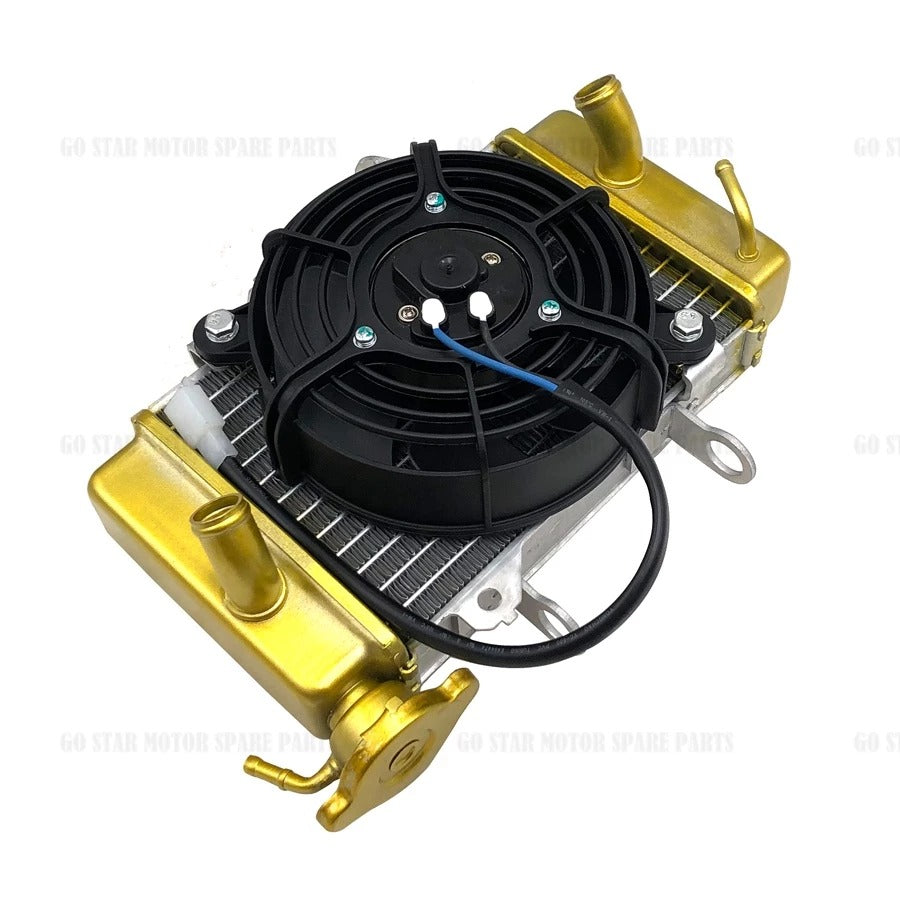 RADIATOR YSUKU RACING DENGAN TANGKI PENYEJUK KIPAS BLOWER BESAR