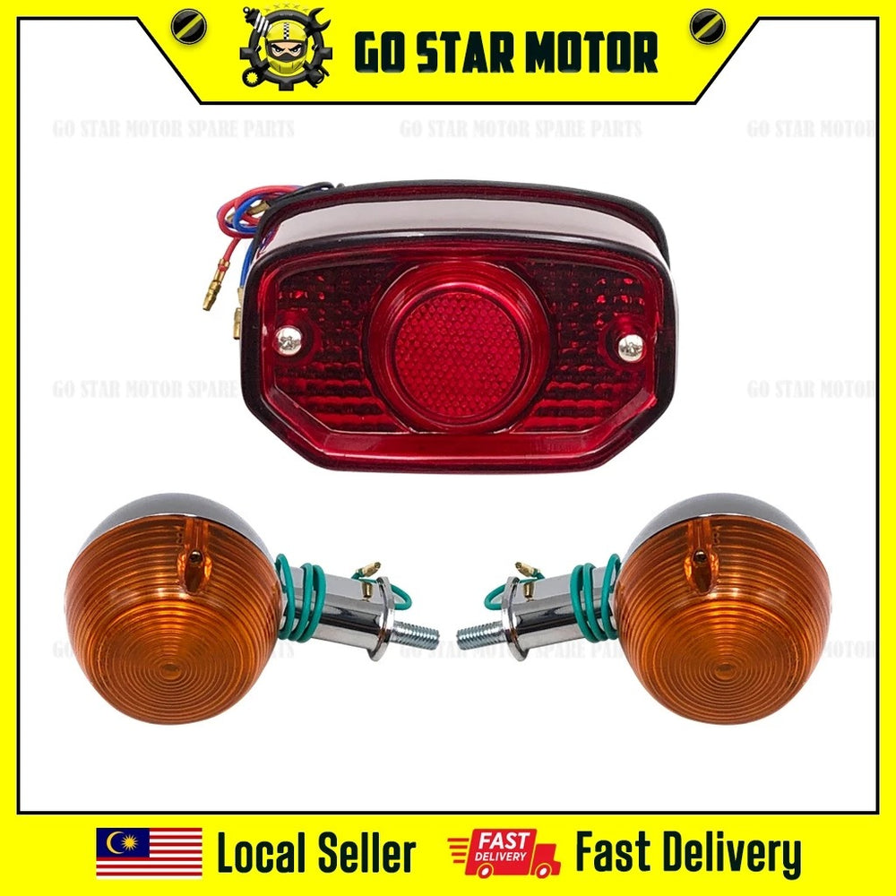YB100 YB 100 / V75 V 75 LAMPU BELAKANG SET REAR SIGNAL LIGHT SET
