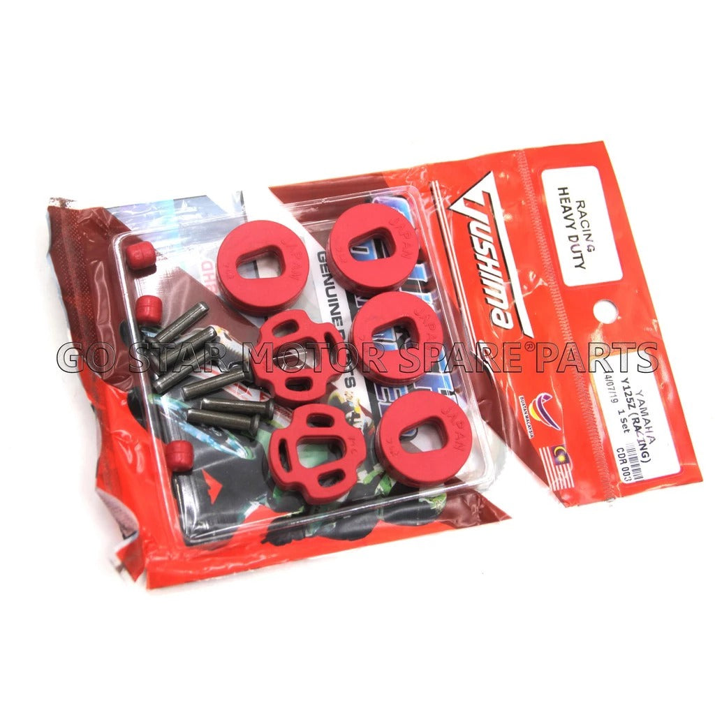 RACING CLUTCH DAMPER (HEAVY DUTY) = Y15ZR / FZ150 / LC135 / Y125Z / Y125ZR / RXZ / TZM-150 / Y100 SPORT / Y110SS / LAGENDA / RS150 / EX5 / DREAM / WAVE100 / GBO / DINAMIK / SYM VF3I