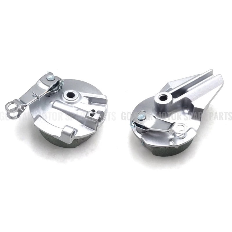 WAVE100 / EX5 DREAM = FRONT & REAR BRAKE PANEL & SPROCKET HUB (SILVER / CHROME)