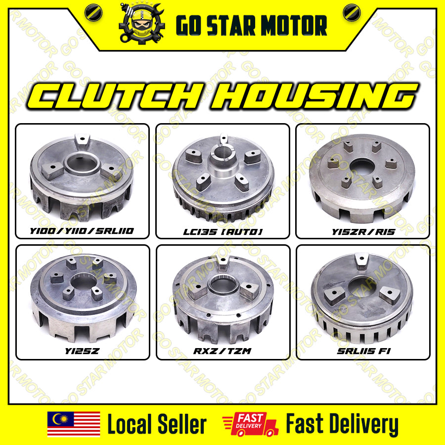 Perumah Klac Utama = LC135 / Y15ZR / R15 / FZ150 / Y100 / Y110SS / Y125Z / LAGENDA / SRL115 / SRL115FI / RXZ / TZM