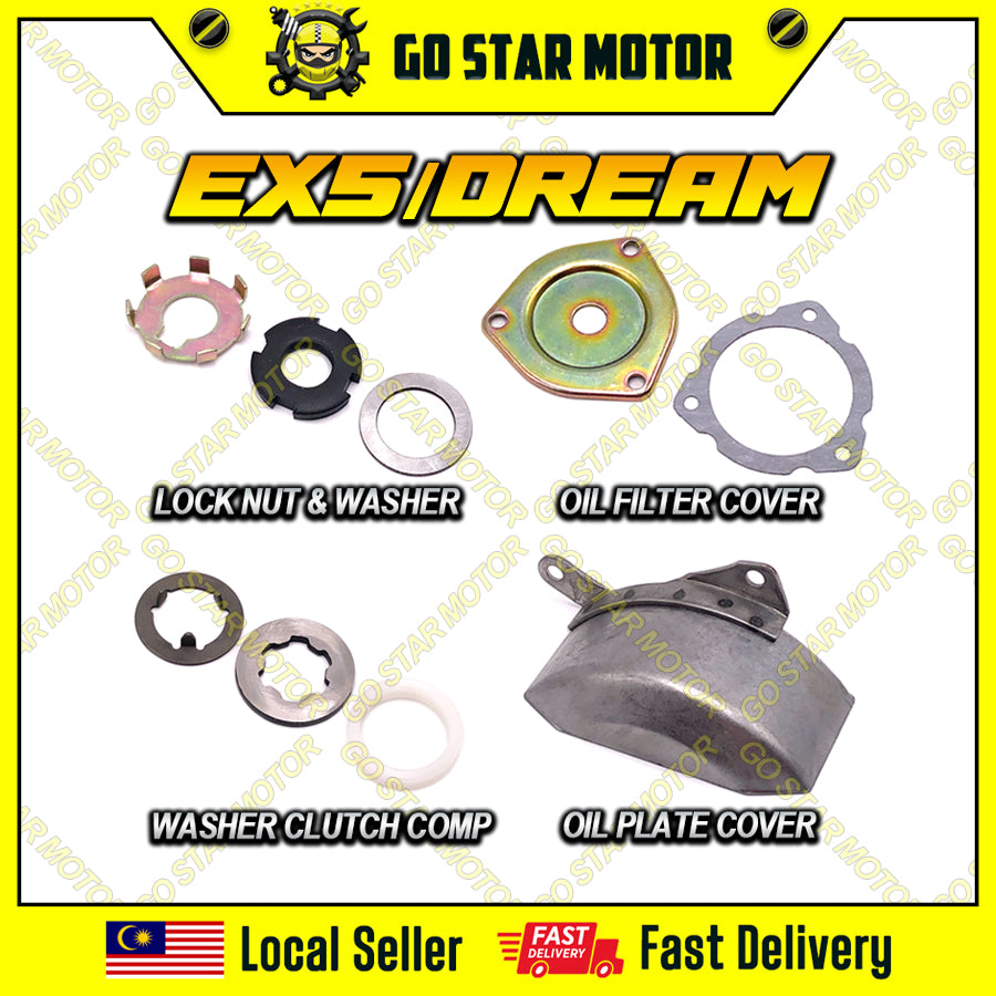 Penutup Penapis Minyak / Pemisah Penutup Plat Minyak / Nat Kunci & Sesendal / Sesendal Cincin Kluci Kompaun Splin