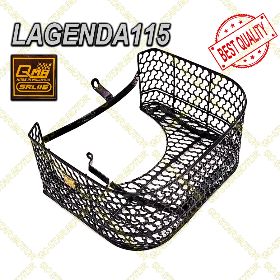 QMA MOTORCYCLE BASKET / BAKUL (KACANG) Y15ZR / Y16ZR / LC135 / Y125Z / Y125ZR / LAGENDA115 / SRL115 / LAGENDA115-FI / SRL115-FI / RS150 / RSX-150 / EX5 / EX5 DREAM / MR3 / Z15GT