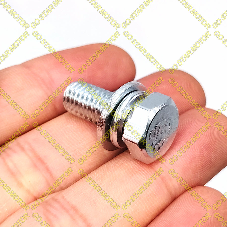 SCREW M8*20 = UNIVERSAL FRONT STEP BAR SCREW WITH SPRING WASHER