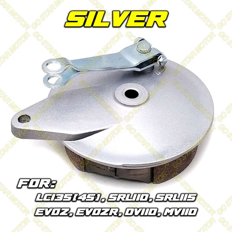REAR BRAKE HUB PANEL = LC135 / SRL110 / SRL115 / SRL115FI / DEMAK EVOZ / EVOZR / DV110