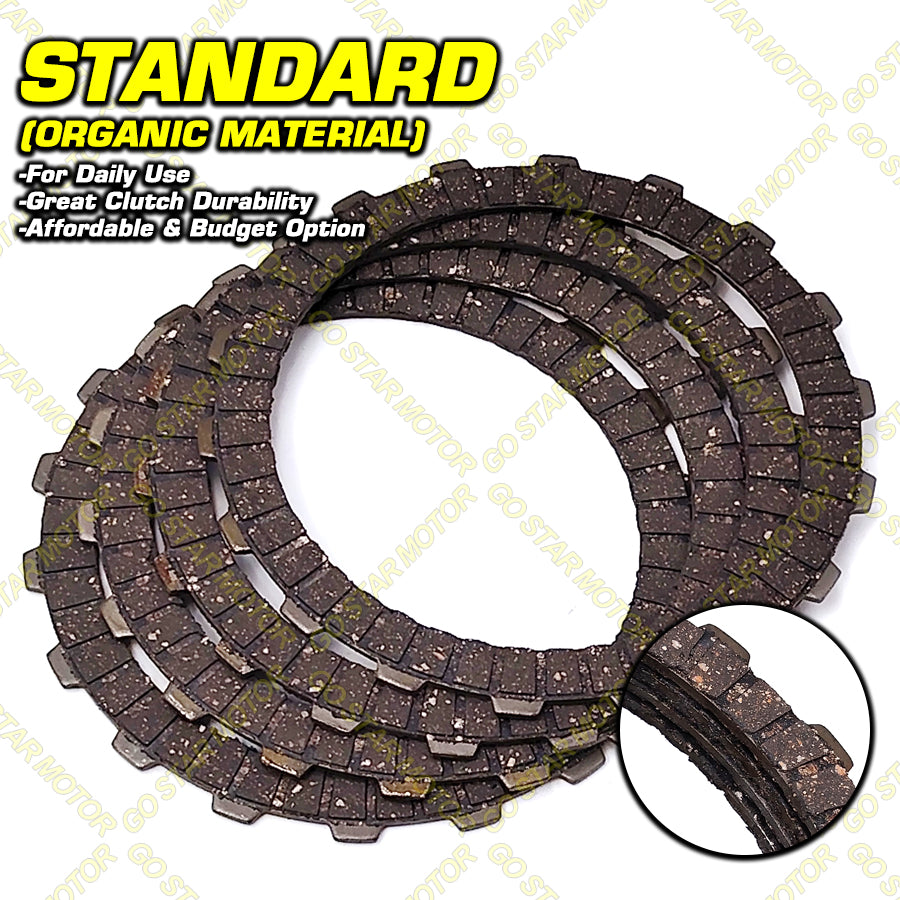 CLUTCH PLATE & IRON PLATE = LC135 / Y100 / Y110SS / LAGENDA110 / WAVE10 / DASH110 V1 / EX5 / CLASS / KRISS100 / FUTURE FI / WAVE125I / WAVE125 / WAVE125S / WAVE125X