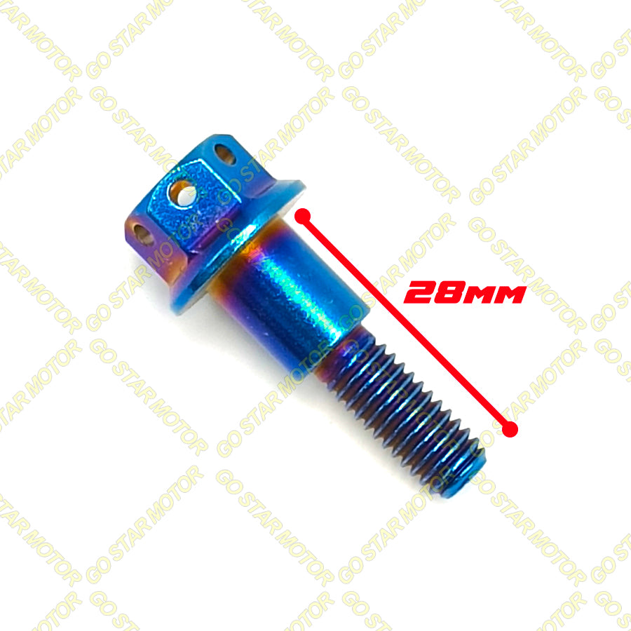 SKRU M6 (25MM / 30MM) = Bolt Tuas Brek & Klac
