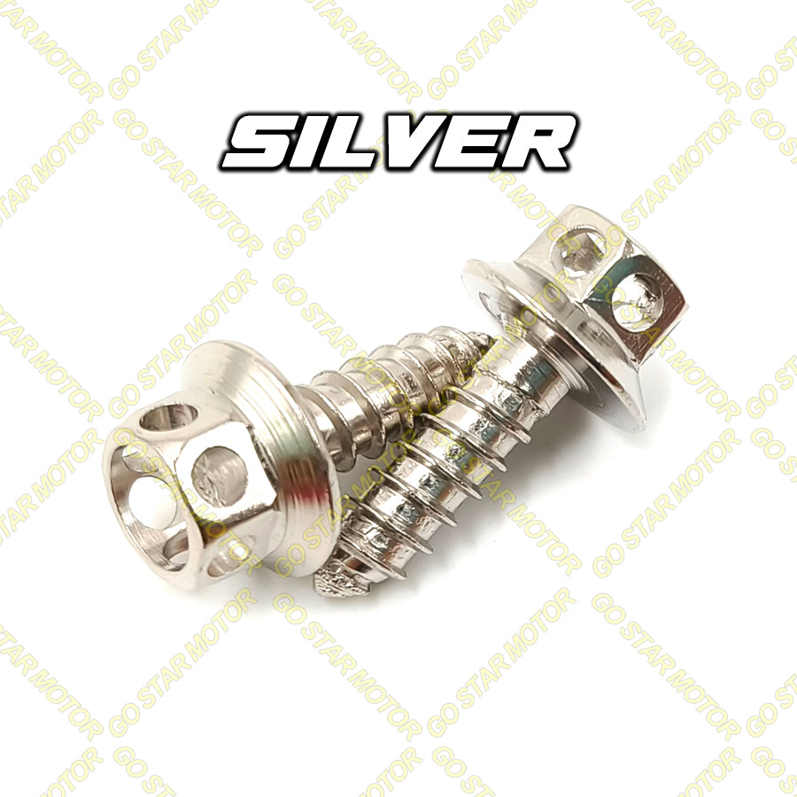 M5 Skru Set Penutup Badan Universal Titanium Emas Biru Perak 15MM