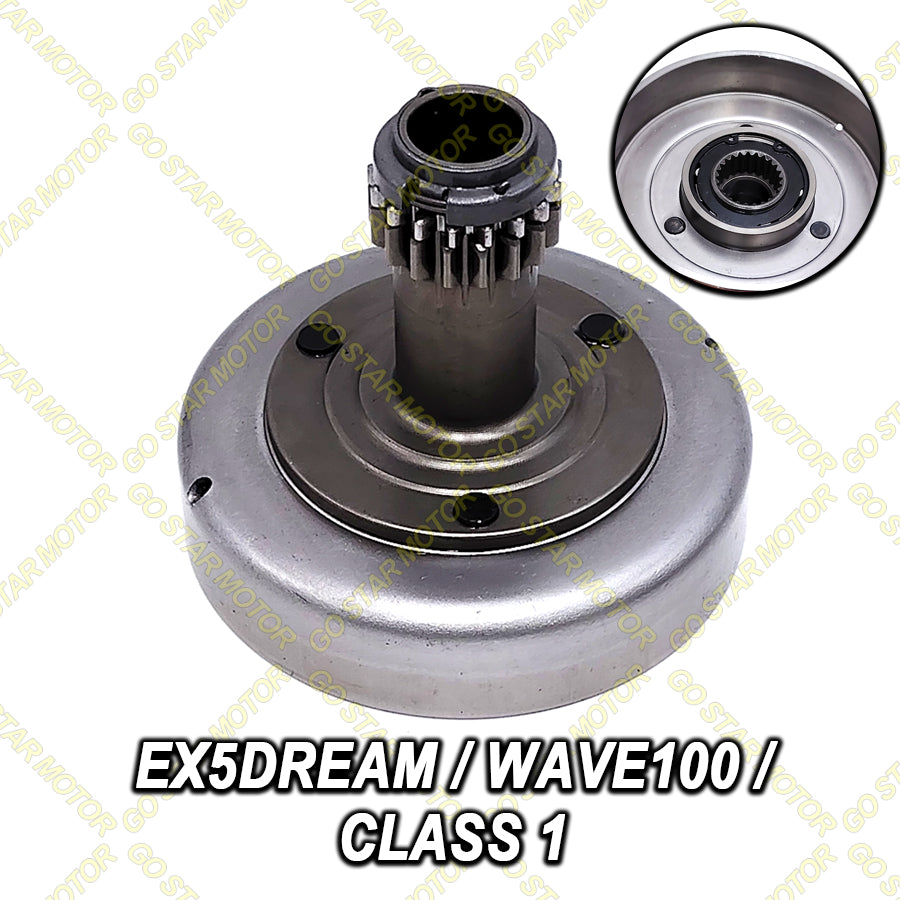 Auto Clutch Housing Complete Set = EX5 / DREAM / CLASS 1 / WAVE100 / WAVE110 / WAVE125 / DREAM110 / FUTURE125