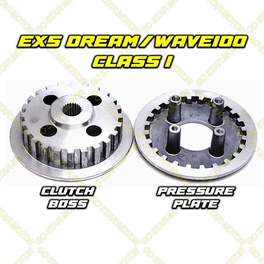 Boss Klac & Plat Tekanan (STANDARD) Untuk LC135 / Y100 / Y110SS / LAGENDA110 / Y125Z / RXZ / TZM / EX5 HIGH POWER / EX5 DREAM / WAVE100 / CLASS1 / WAVE125 / FUTURE