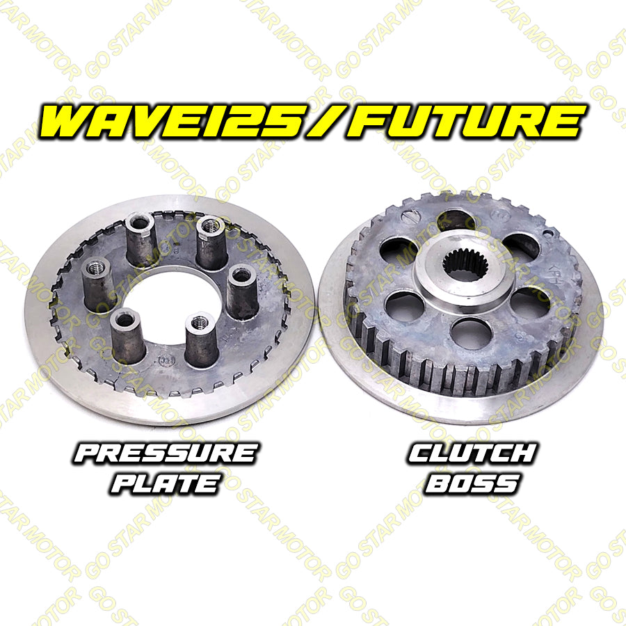 Boss Klac & Plat Tekanan (STANDARD) Untuk LC135 / Y100 / Y110SS / LAGENDA110 / Y125Z / RXZ / TZM / EX5 HIGH POWER / EX5 DREAM / WAVE100 / CLASS1 / WAVE125 / FUTURE