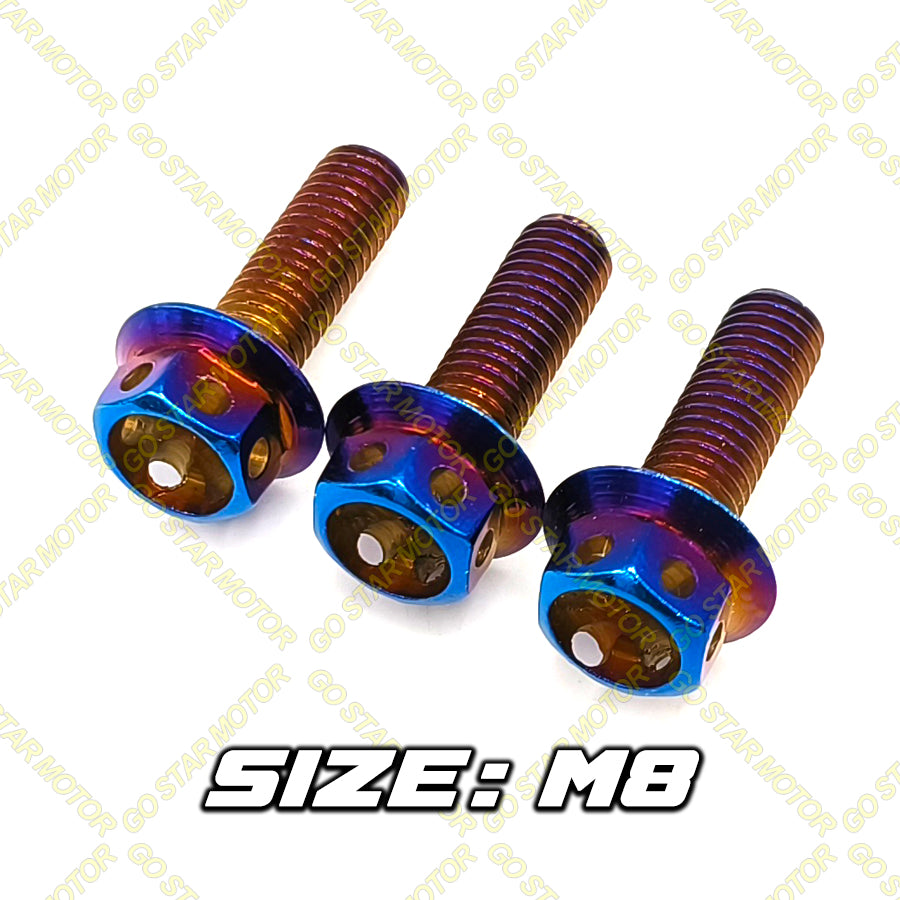SKRU M8 (25MM / 30MM / 35MM) = SPRAKET SKRU UNIVERSAL / PEMIJAK KAKI