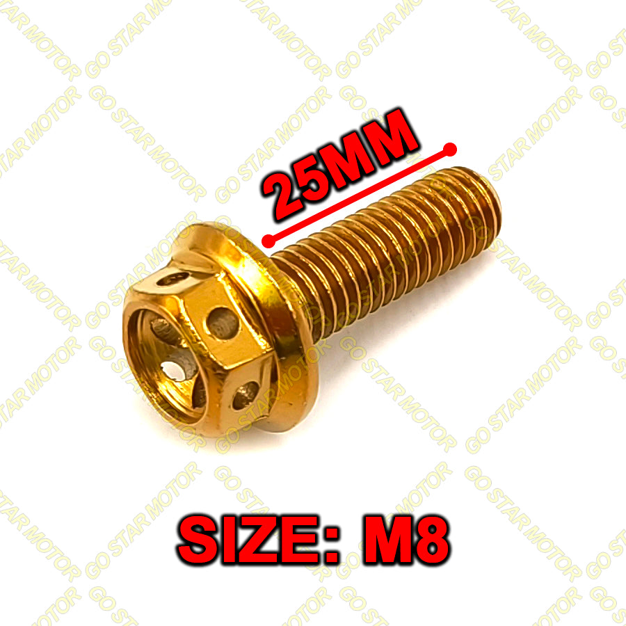 SKRU M8 (25MM / 30MM / 35MM) = SPRAKET SKRU UNIVERSAL / PEMIJAK KAKI