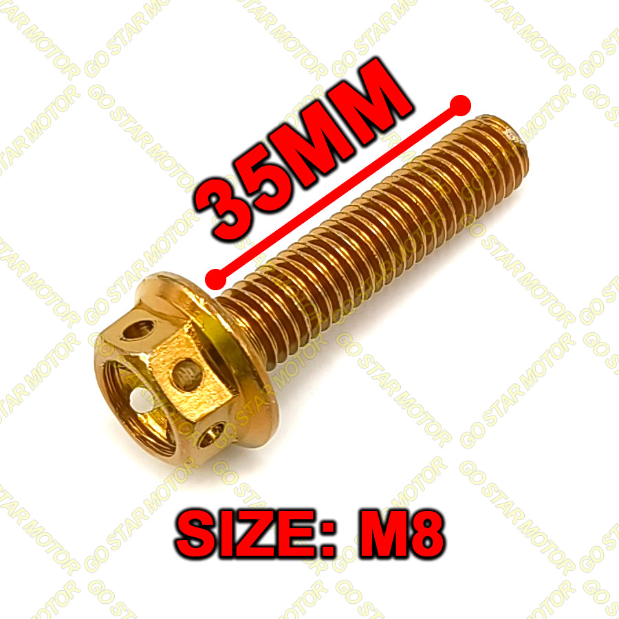 SKRU M8 (25MM / 30MM / 35MM) = SPRAKET SKRU UNIVERSAL / PEMIJAK KAKI