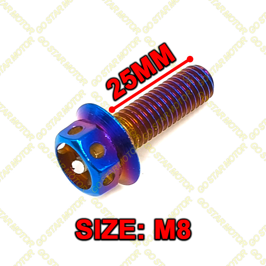 SKRU M8 (25MM / 30MM / 35MM) = SPRAKET SKRU UNIVERSAL / PEMIJAK KAKI