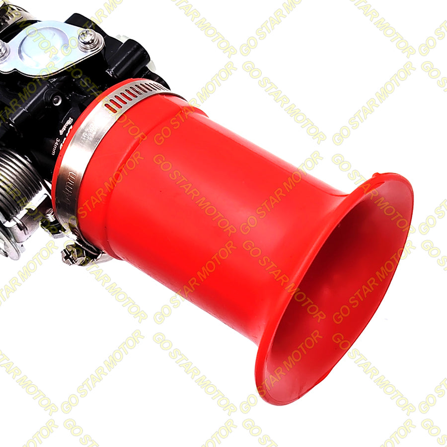 UNIVERSAL VELOCITY TRUMPET / THROTTLE BODY AIR HOSE 3IN1 (34MM & 42MM & 48MM)