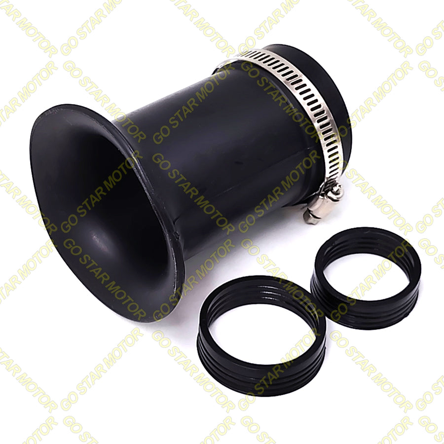 UNIVERSAL VELOCITY TRUMPET / THROTTLE BODY AIR HOSE 3IN1 (34MM & 42MM & 48MM)