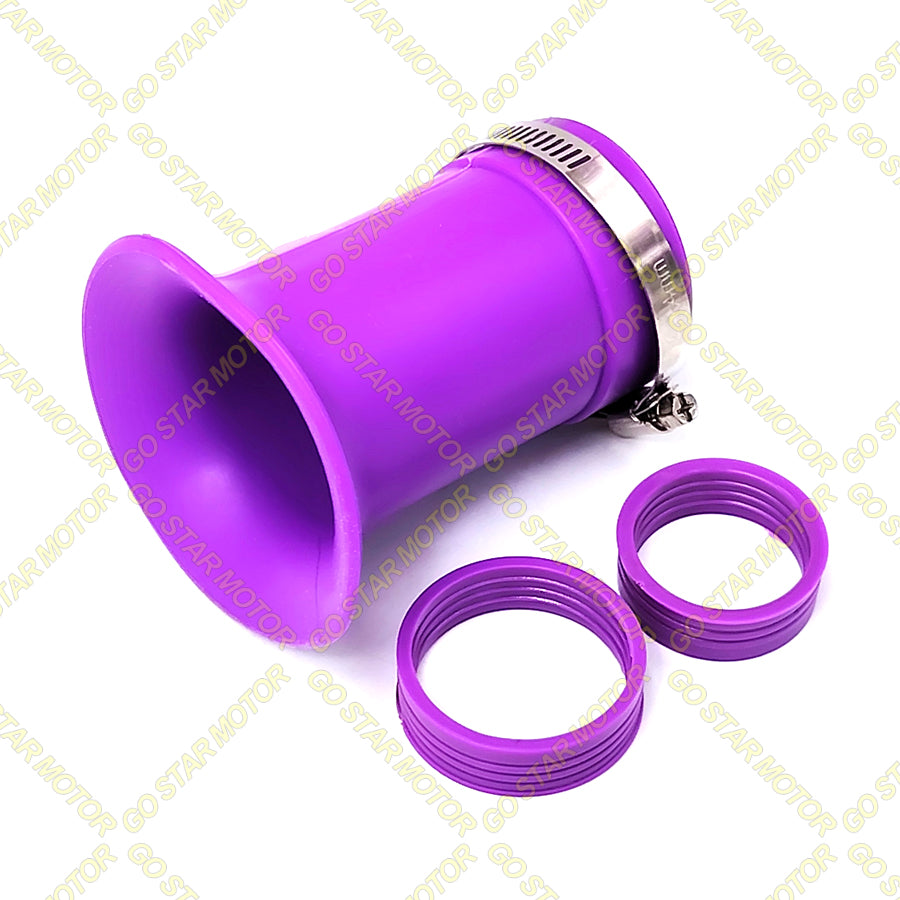 UNIVERSAL VELOCITY TRUMPET / THROTTLE BODY AIR HOSE 3IN1 (34MM & 42MM & 48MM)