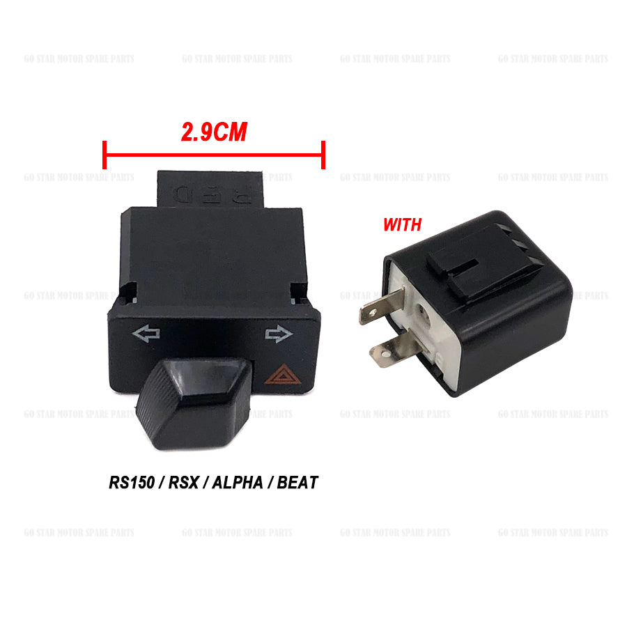BUTANG SUIS HANDLE RS150 - TINGGI-RENDAH 3 LANGKAH - 5 PIN