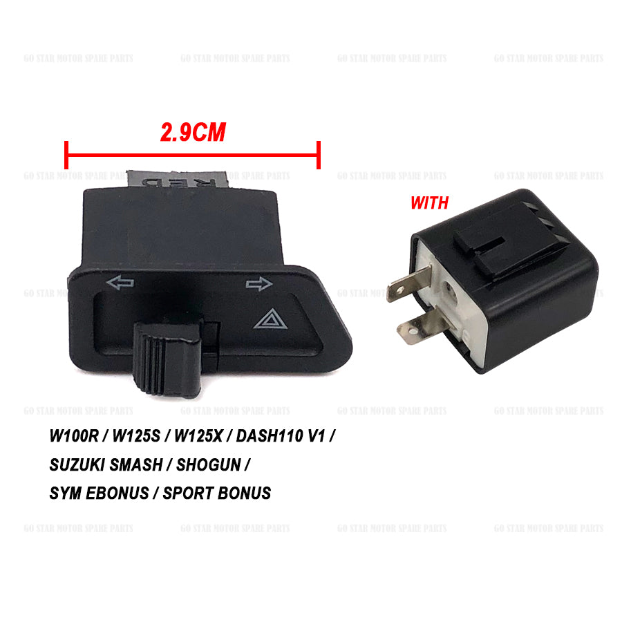 BUTANG SUIS HANDLE RS150 - TINGGI-RENDAH 3 LANGKAH - 5 PIN