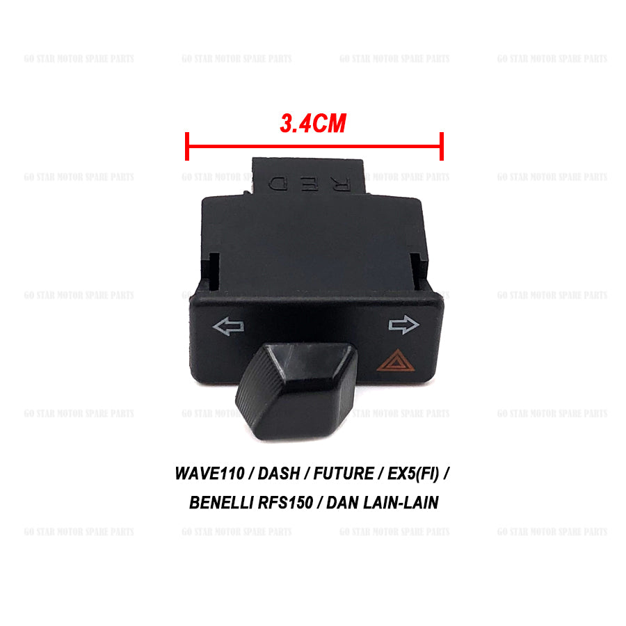 BUTANG SUIS HANDLE RS150 - TINGGI-RENDAH 3 LANGKAH - 5 PIN