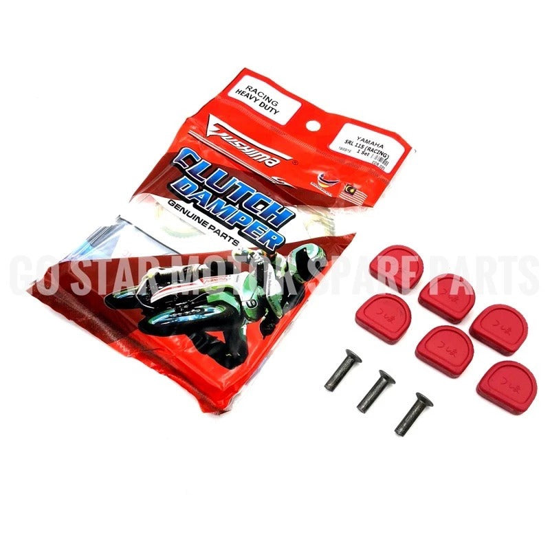 RACING CLUTCH DAMPER (HEAVY DUTY) = Y15ZR / FZ150 / LC135 / Y125Z / Y125ZR / RXZ / TZM-150 / Y100 SPORT / Y110SS / LAGENDA / RS150 / EX5 / DREAM / WAVE100 / GBO / DINAMIK / SYM VF3I