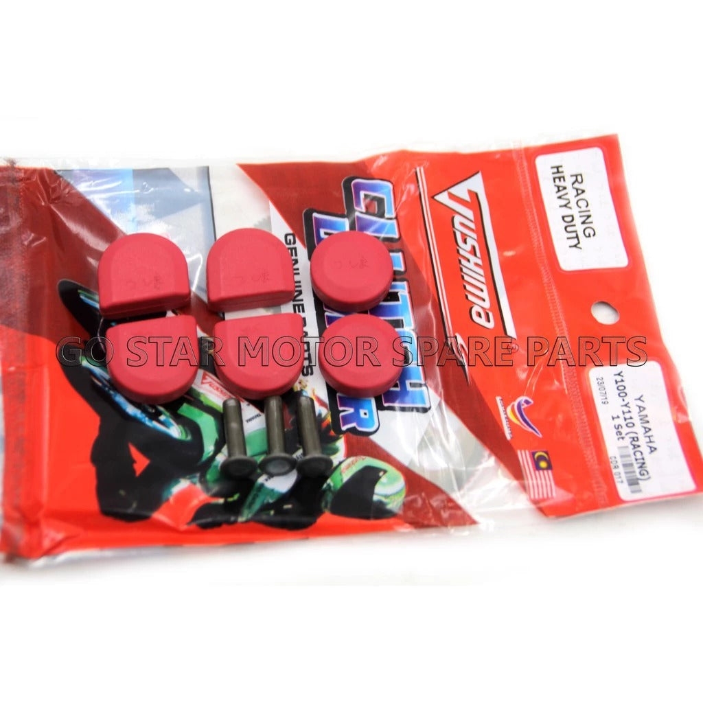 RACING CLUTCH DAMPER (HEAVY DUTY) = Y15ZR / FZ150 / LC135 / Y125Z / Y125ZR / RXZ / TZM-150 / Y100 SPORT / Y110SS / LAGENDA / RS150 / EX5 / DREAM / WAVE100 / GBO / DINAMIK / SYM VF3I