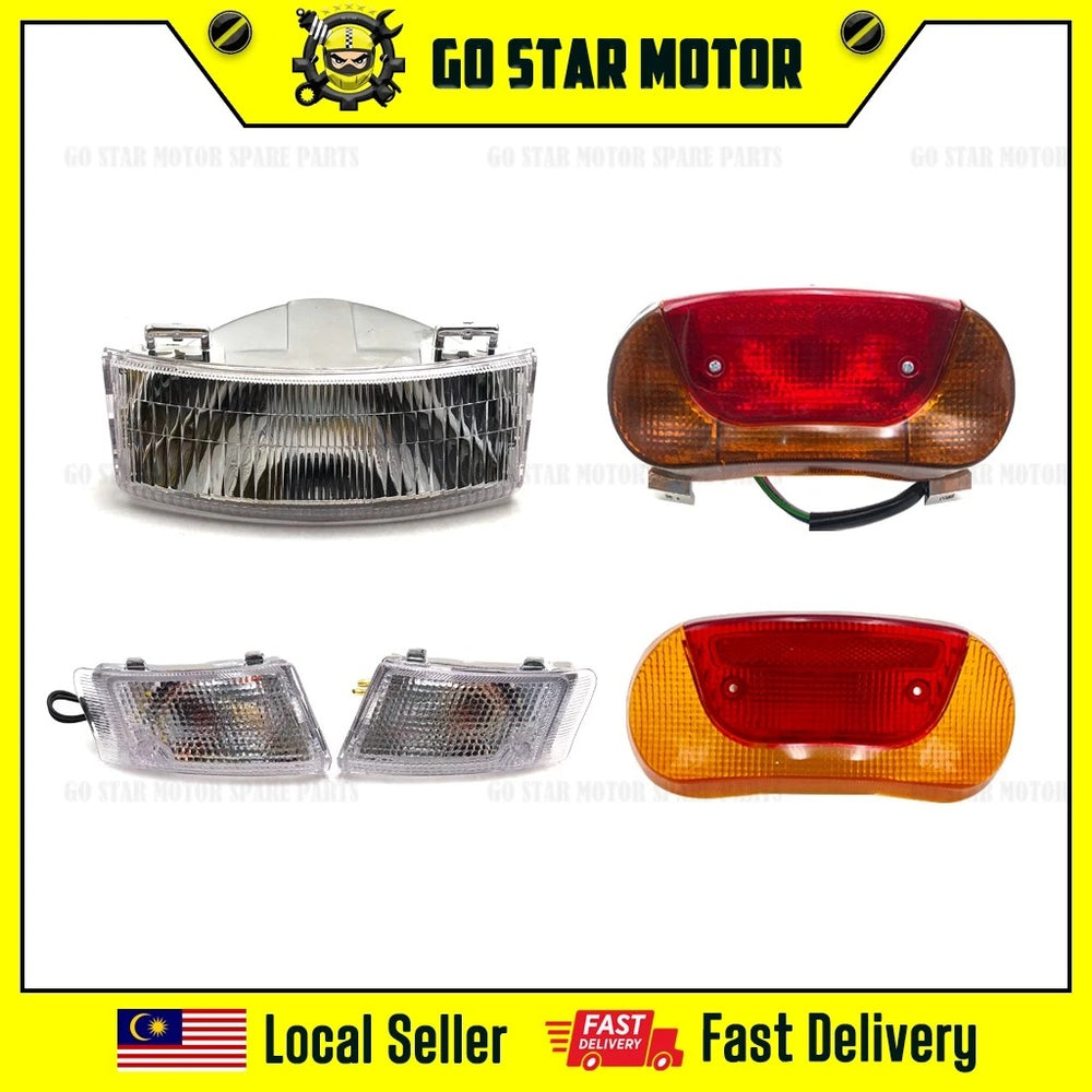 HEAD LAMP & TAIL LAMP & FRONT SIGNAL = SUZUKI RG SPORT