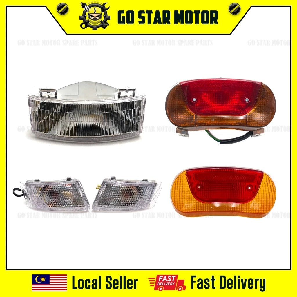 HEAD LAMP & TAIL LAMP & FRONT SIGNAL = SUZUKI RG SPORT