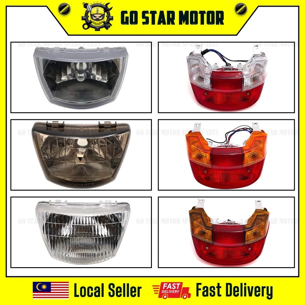SSTWO SSII SS TWO SRX UNIT LAMPU DEPAN / LAMPU BELAKANG LIGHT DIAMOND CLEAR SMOKE