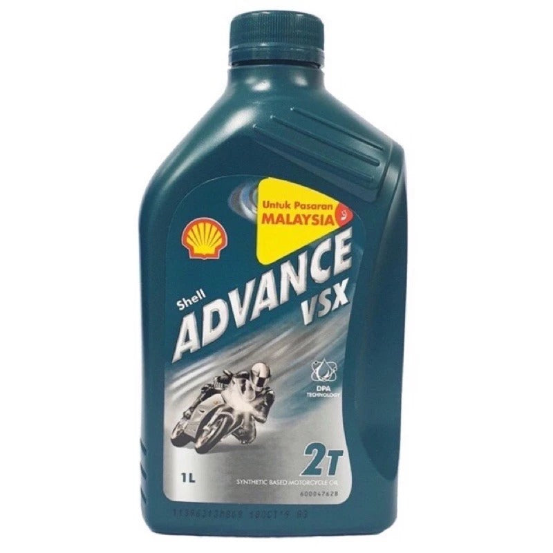 SHELL ADVANCE AX3 AX4 AX5 VSX W 2T 4T MINYAK ENJIN MOTOSIKAL MINERAL PREMIUM Semi / Sepenuhnya Sintetik