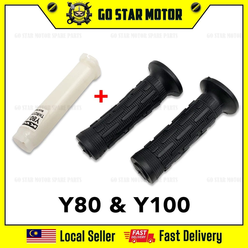HANDLE GRIP / HAND GRIP + TUBE THROTTLE INNER MINYAK SET