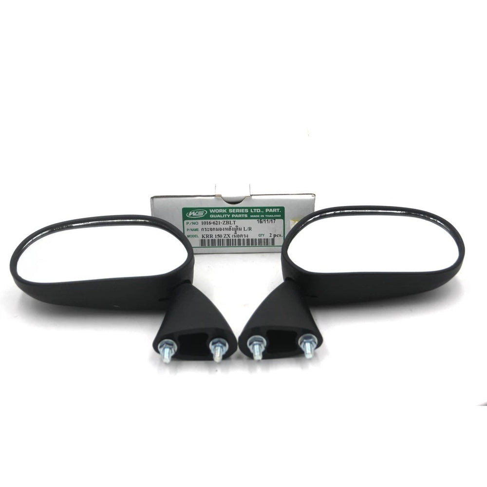 SIDE MIRROR SET = KAWASAKI ZX150 / ZXR-150 / KRR-150