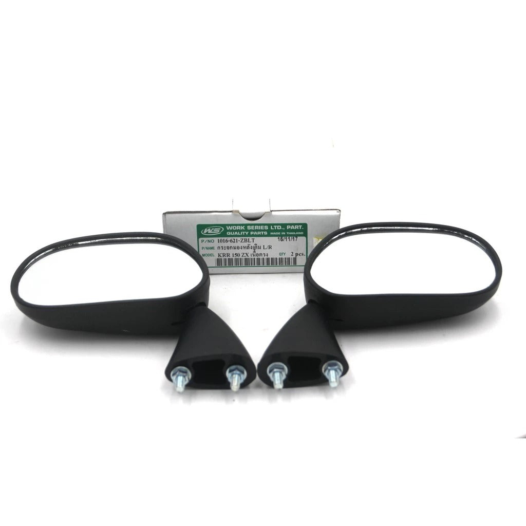 SIDE MIRROR SET = KAWASAKI ZX150 / ZXR-150 / KRR-150