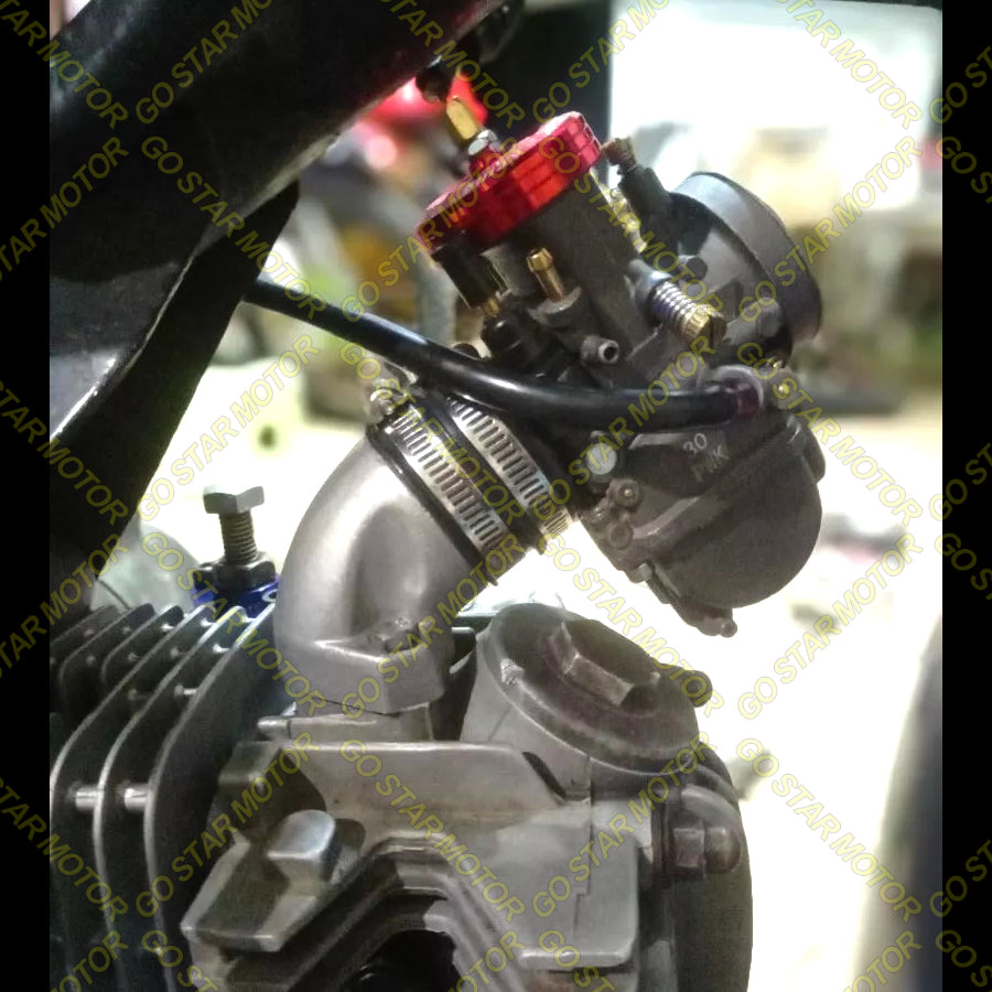 CUSTOM INTAKE PIKE 28MM (PNP CARBURETOR PE / PWK) = EX5 / EX5 DREAM / WAVE100 / CLASS-1