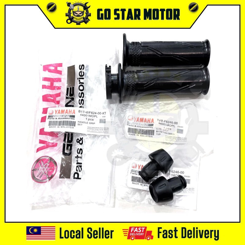 HANDLE GRIP & THROTTLE TUBE & BALANCER = Y15ZR / LC135 V2-V8 / NVX-155 / SRL