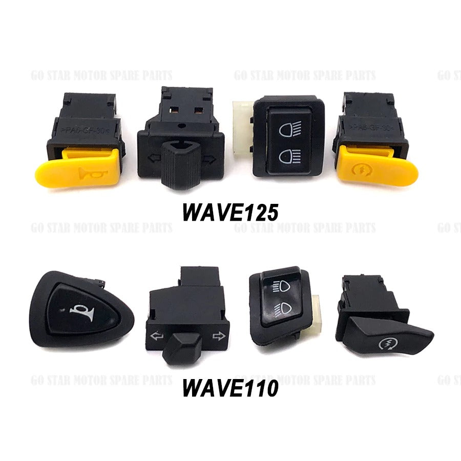 BUTANG SUIS KENDALI WAVE110 - TINGGI/RENDAH