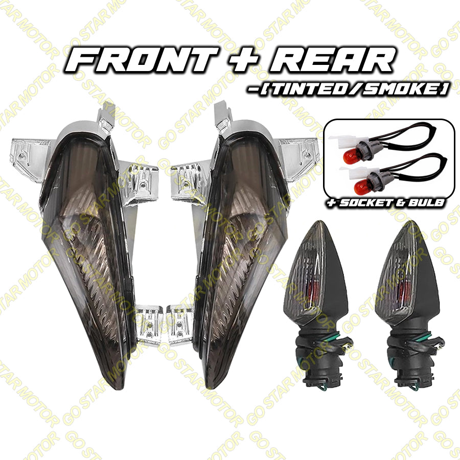 Y15ZR V1 V2 = FRONT & REAR SIGNAL SET (CLEAR / SMOKE)